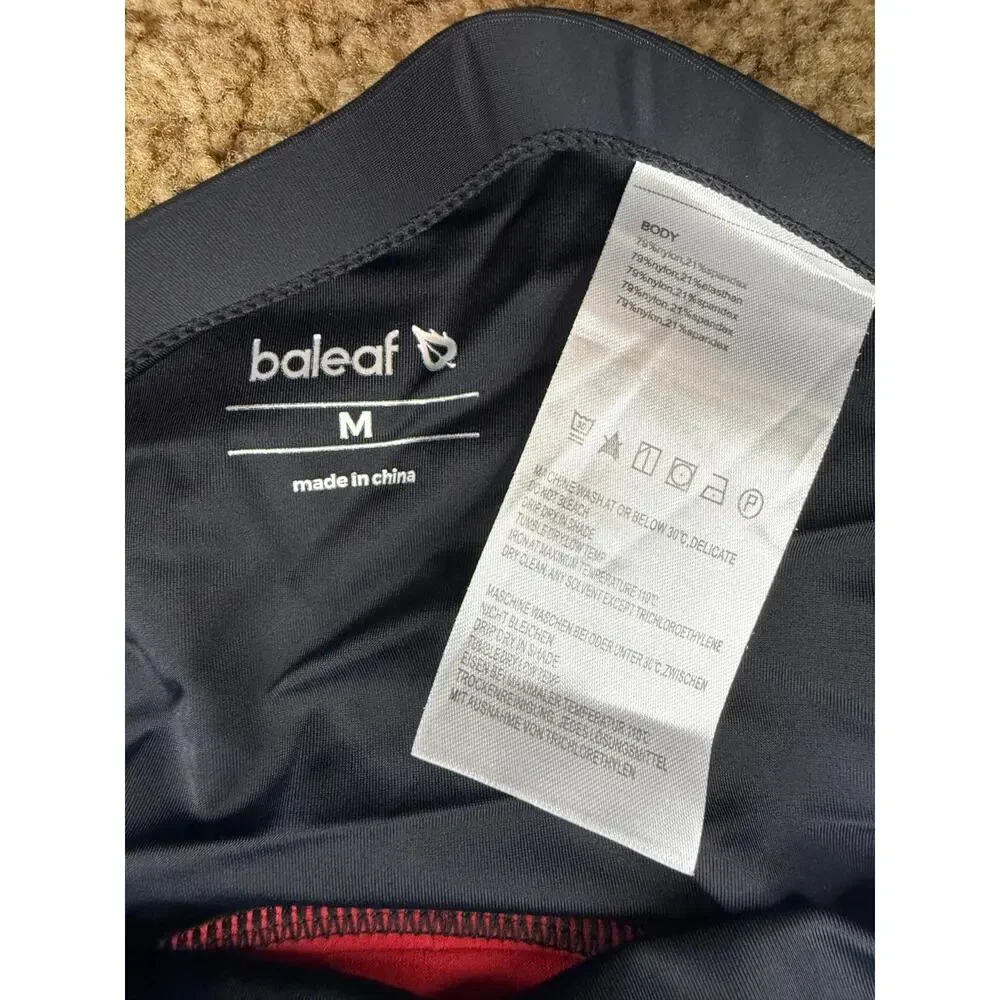 BALEAF Women’s Padded Cycling Underwear Bike Briefs Black Size Medium NWT